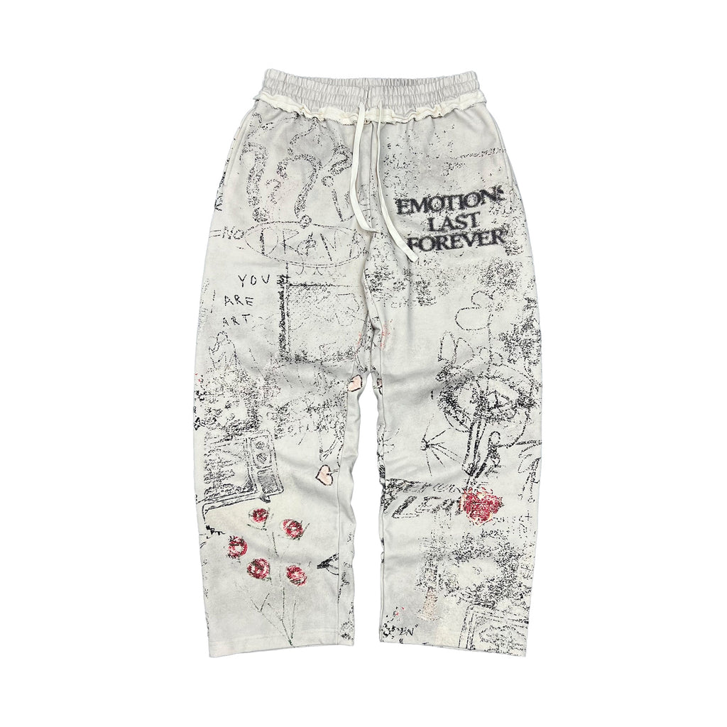 Mixed Emotions Last Forever Sweatpants front