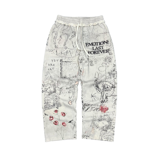 Mixed Emotions Last Forever Sweatpants front