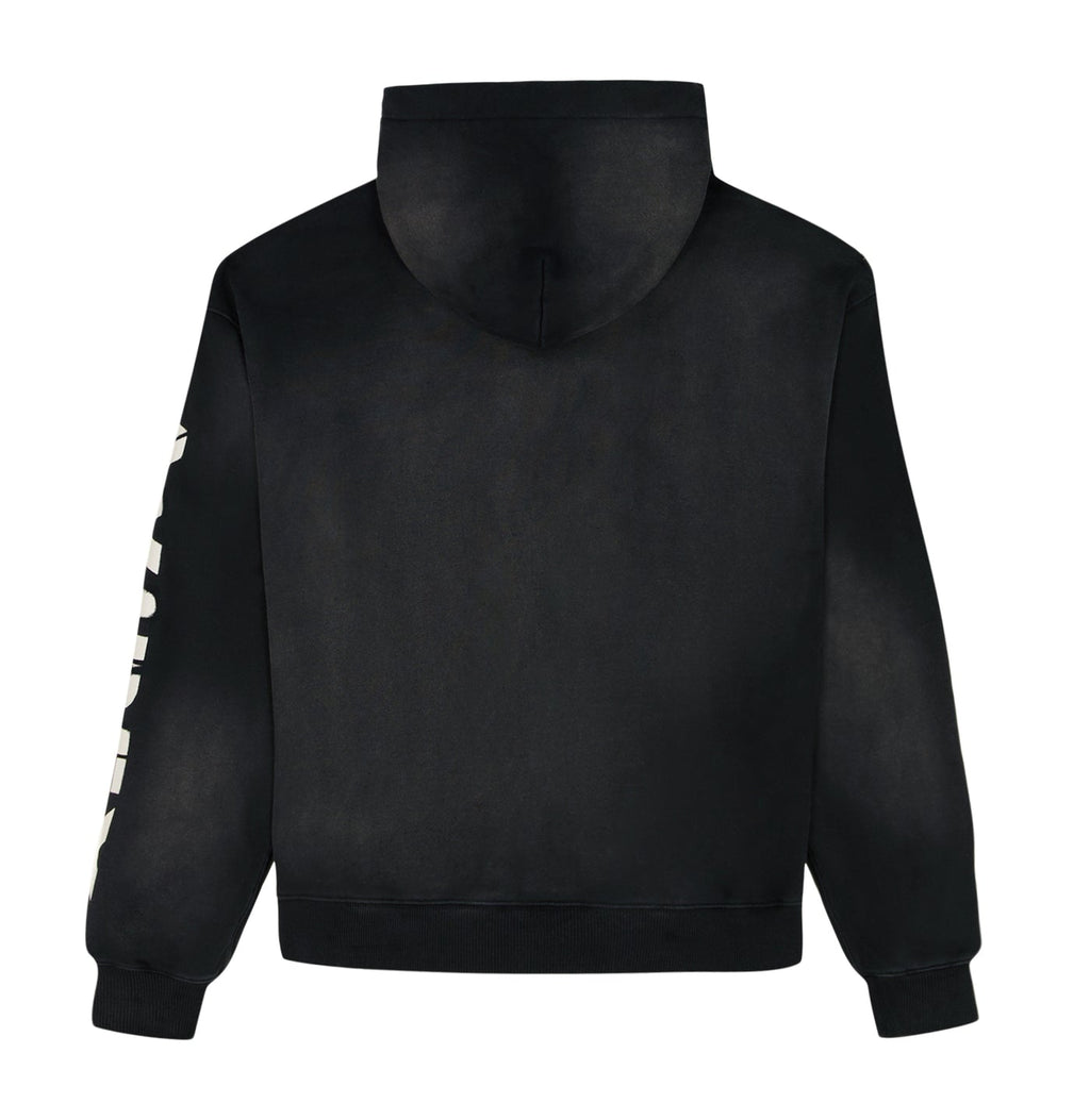Avirex Distressed Icon Hoodie - Black