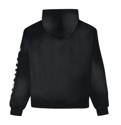 Avirex Distressed Icon Hoodie - Black