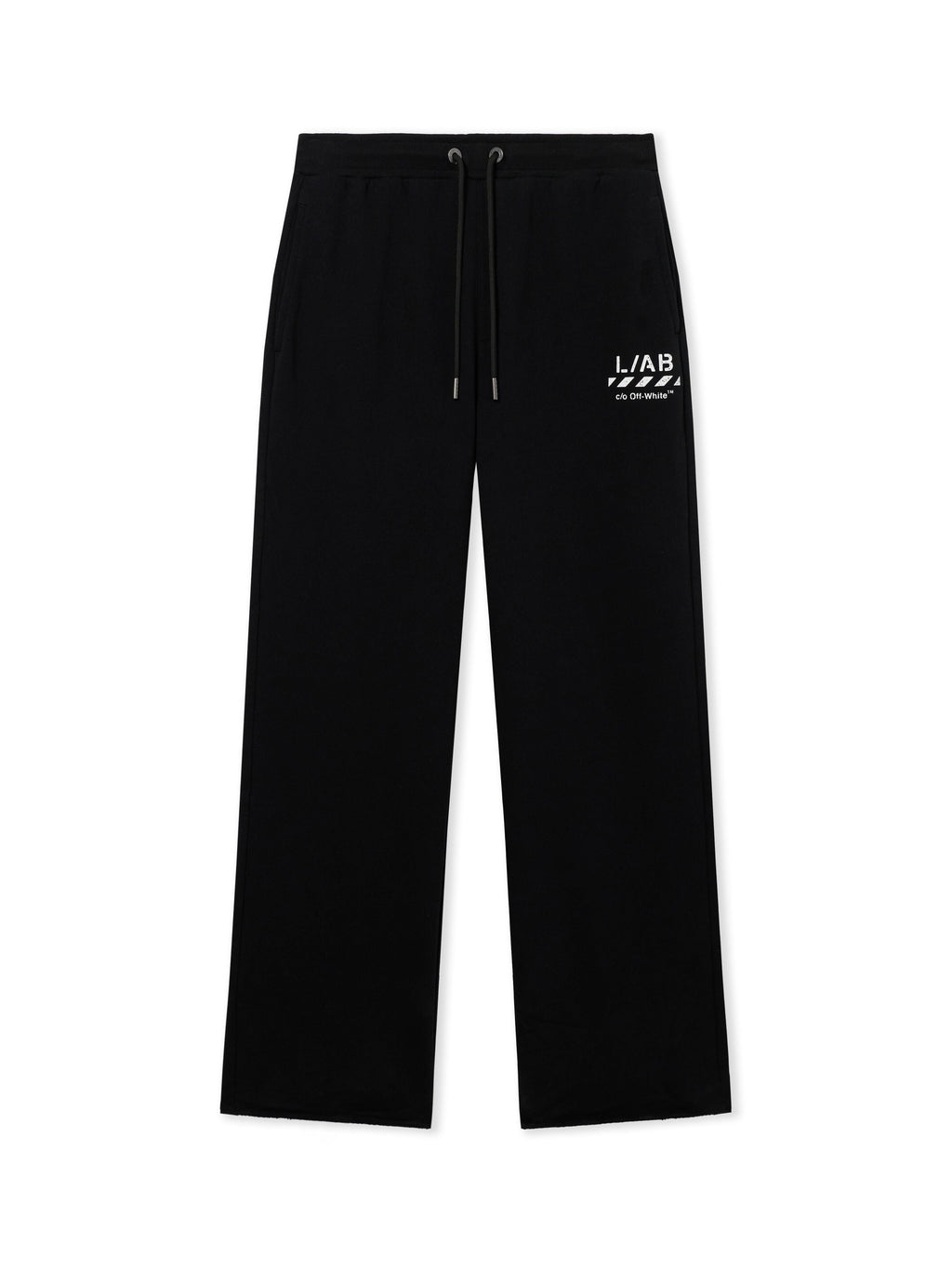 Off-White Diag Open Hem Jogger Pants - Black