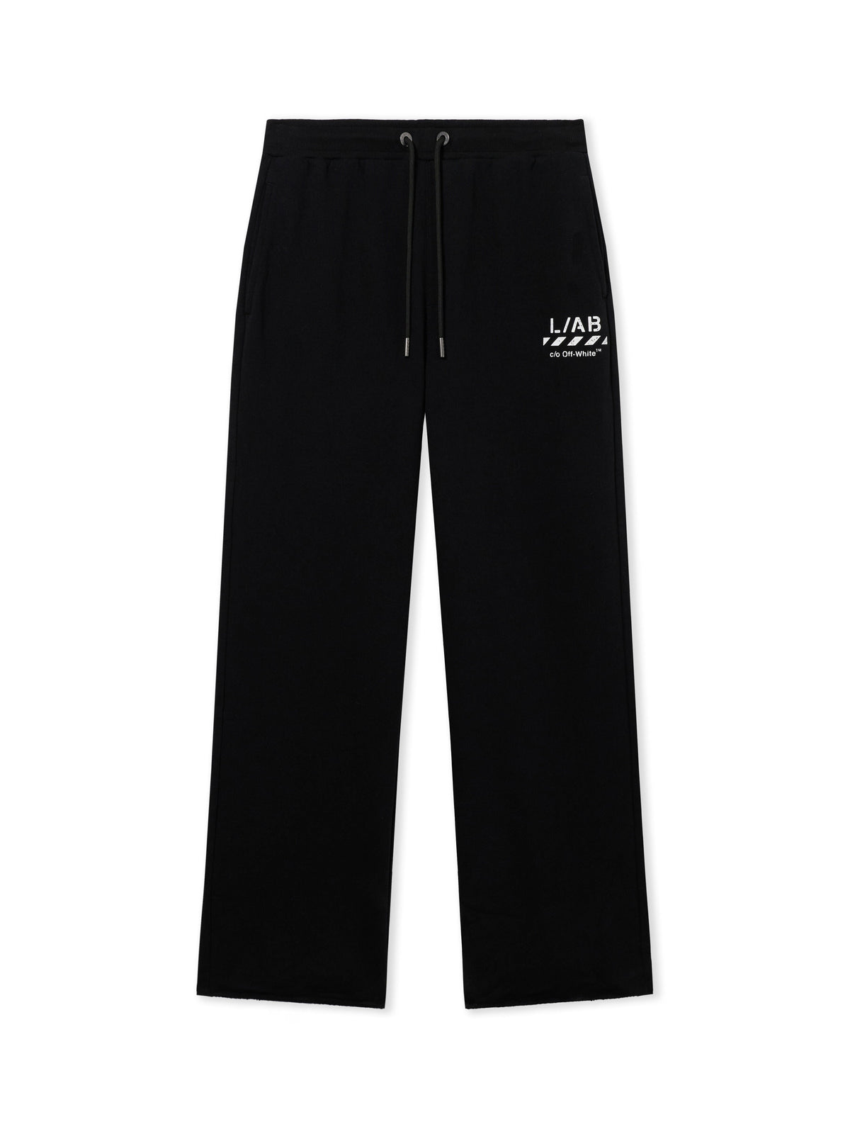 Off-White Diag Open Hem Jogger Pants - Black