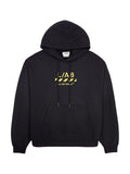 Off-White Diag Garment Wash Hoodie - Black