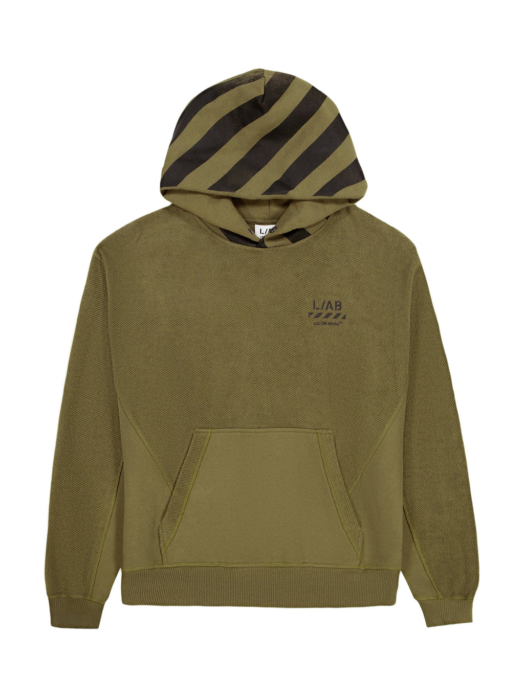 Off-White Reverse Hoodie - Winter Moss