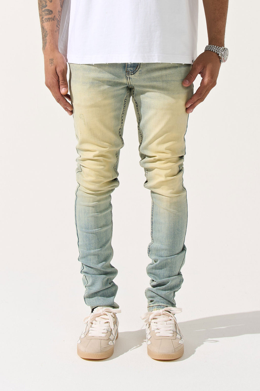 Serenede Limestone Jeans - Earth Yellow