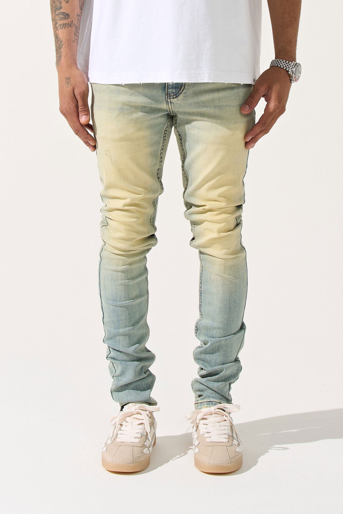 Serenede Limestone Jeans - Earth Yellow
