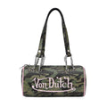 Von Dutch Pink Camo Barrel Bag