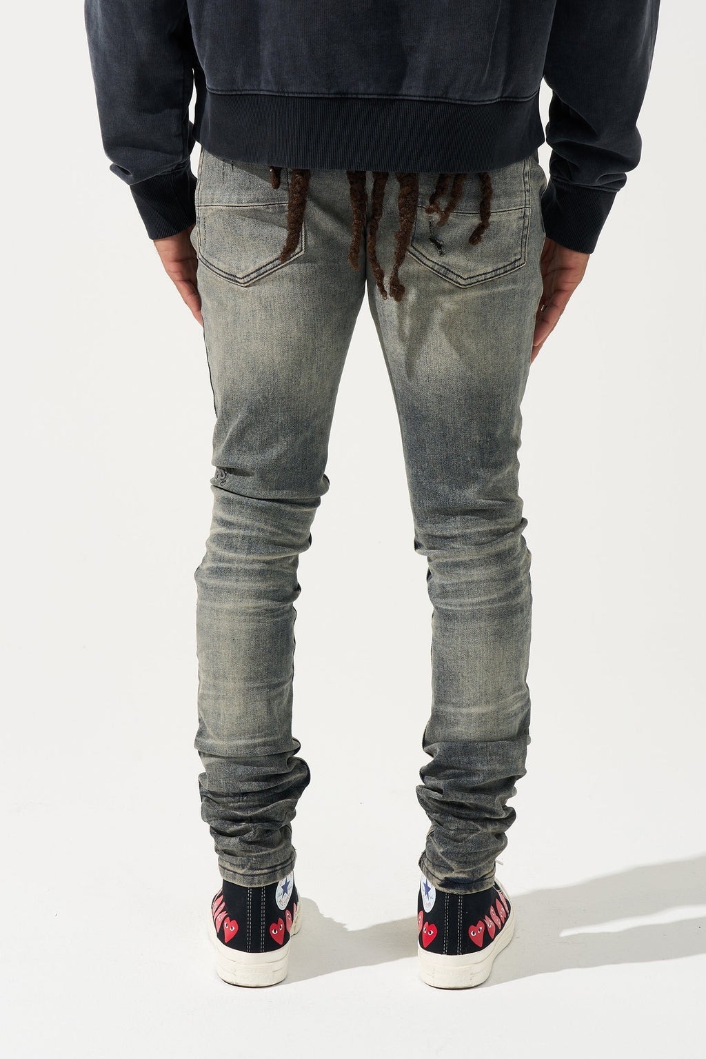Serenede Gunmetal Jeans - Steel Blue