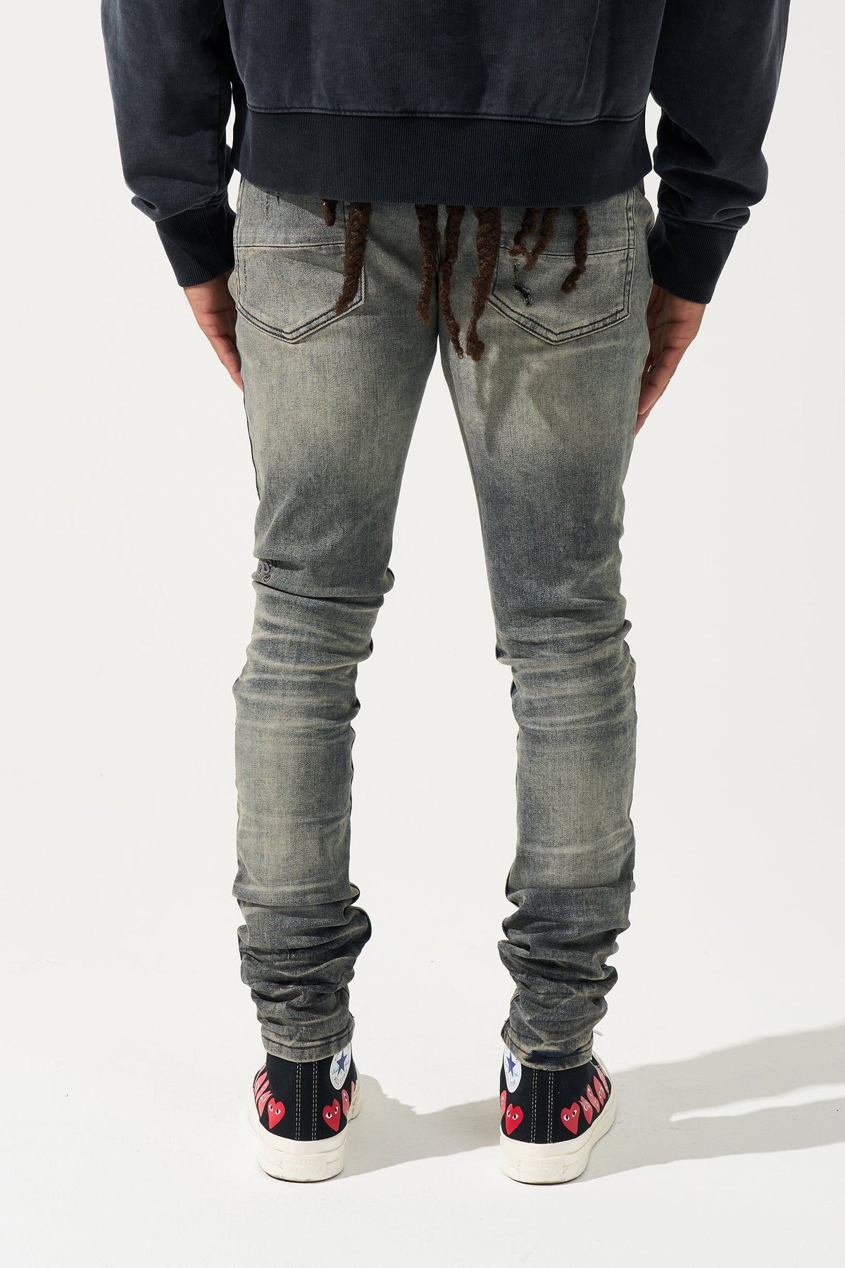 Serenede Gunmetal Jeans - Steel Blue