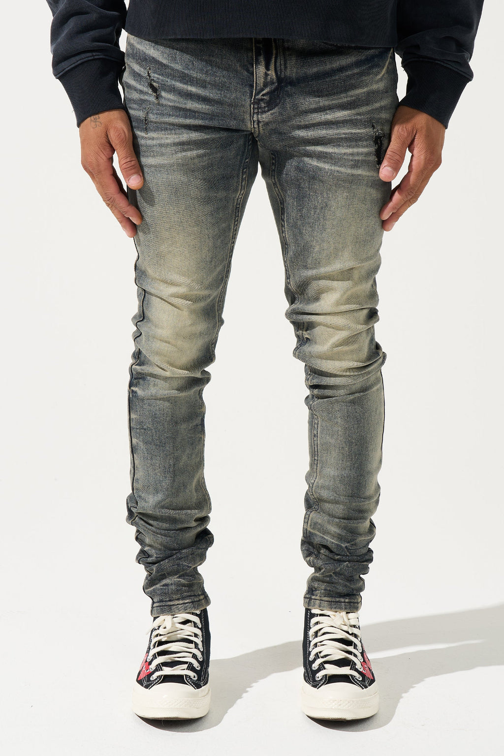 Serenede Gunmetal Jeans - Steel Blue