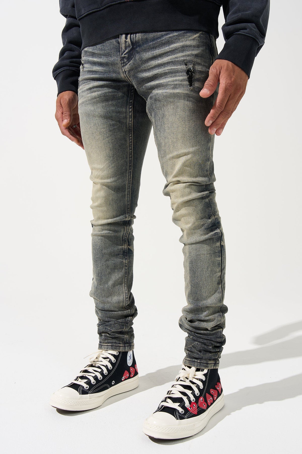 Serenede Gunmetal Jeans - Steel Blue