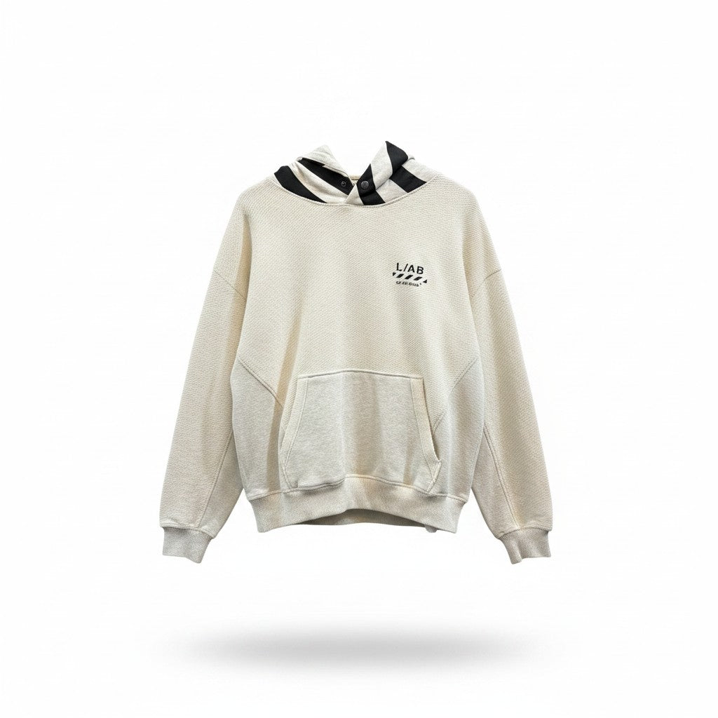 Off-White Reverse Hoodie - Oatmeal Heather