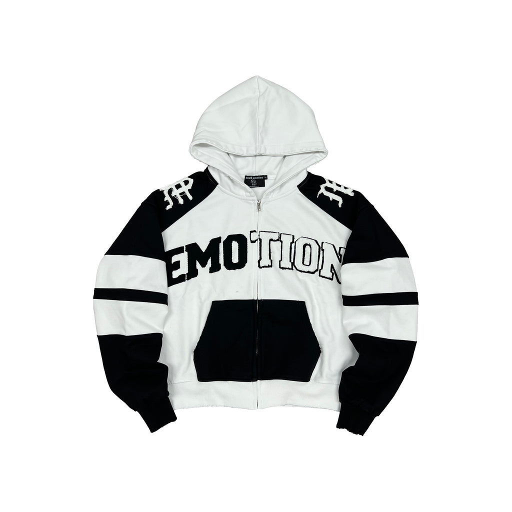 Mixed Emotions Varsity Hoodie front