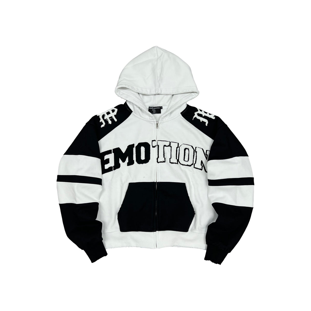 Mixed Emotions Varsity Hoodie front