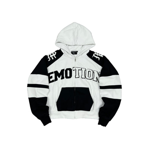 Mixed Emotions Varsity Hoodie front