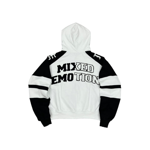 Mixed Emotions Varsity Hoodie back