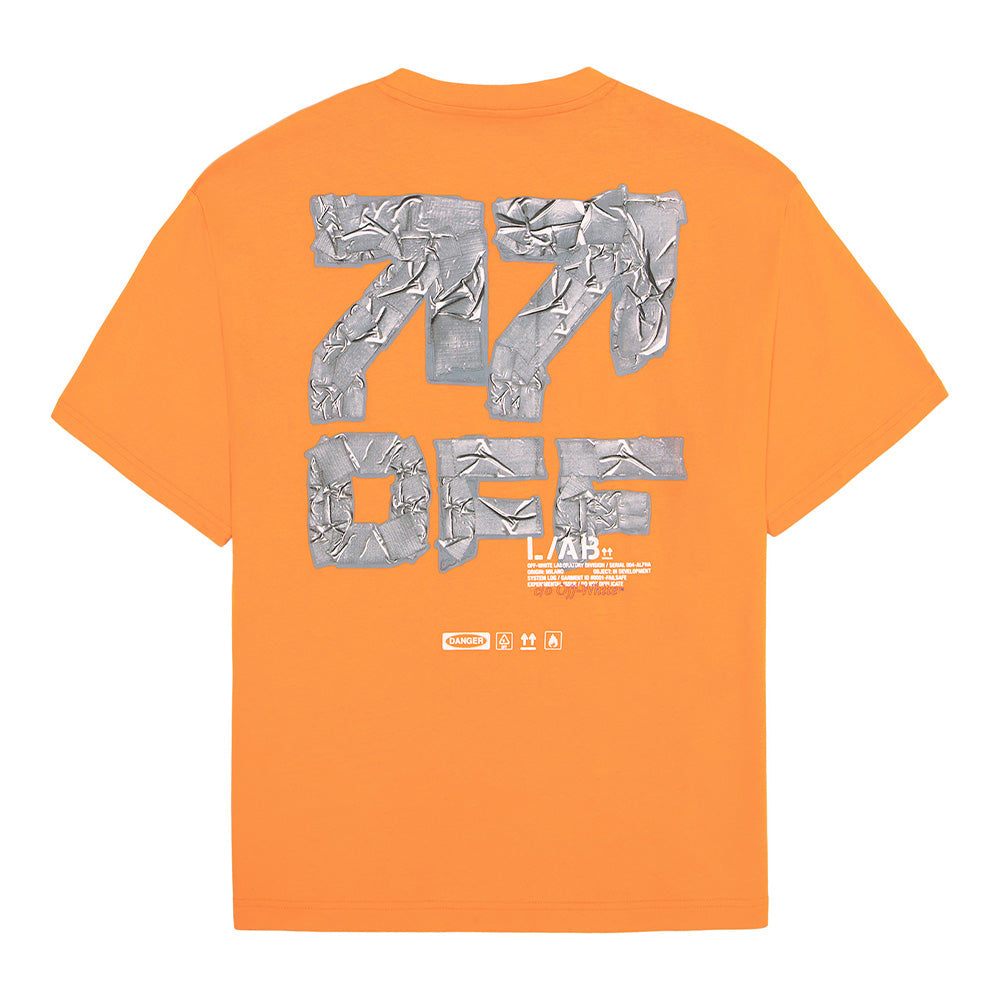 Off-White Off Active Duct Tape S/S Tee - Orange Tiger