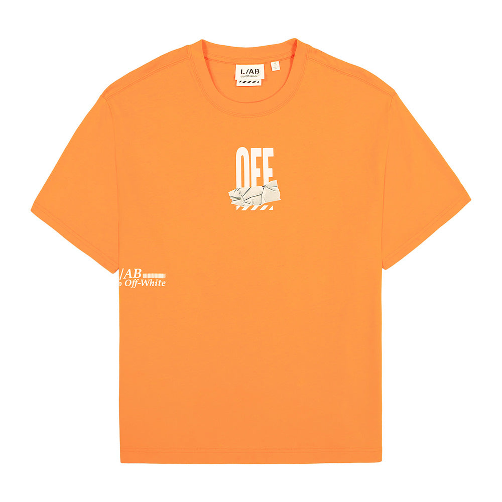 Off-White Off Active Duct Tape S/S Tee - Orange Tiger