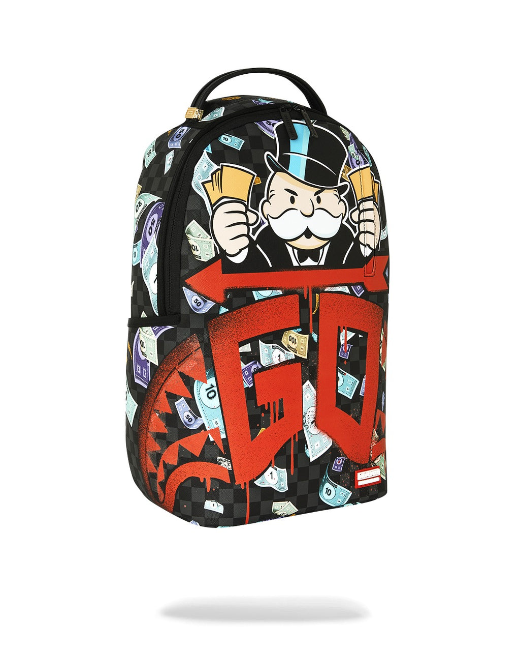 Monopoly Go Sharkmouth Stencil Backpack