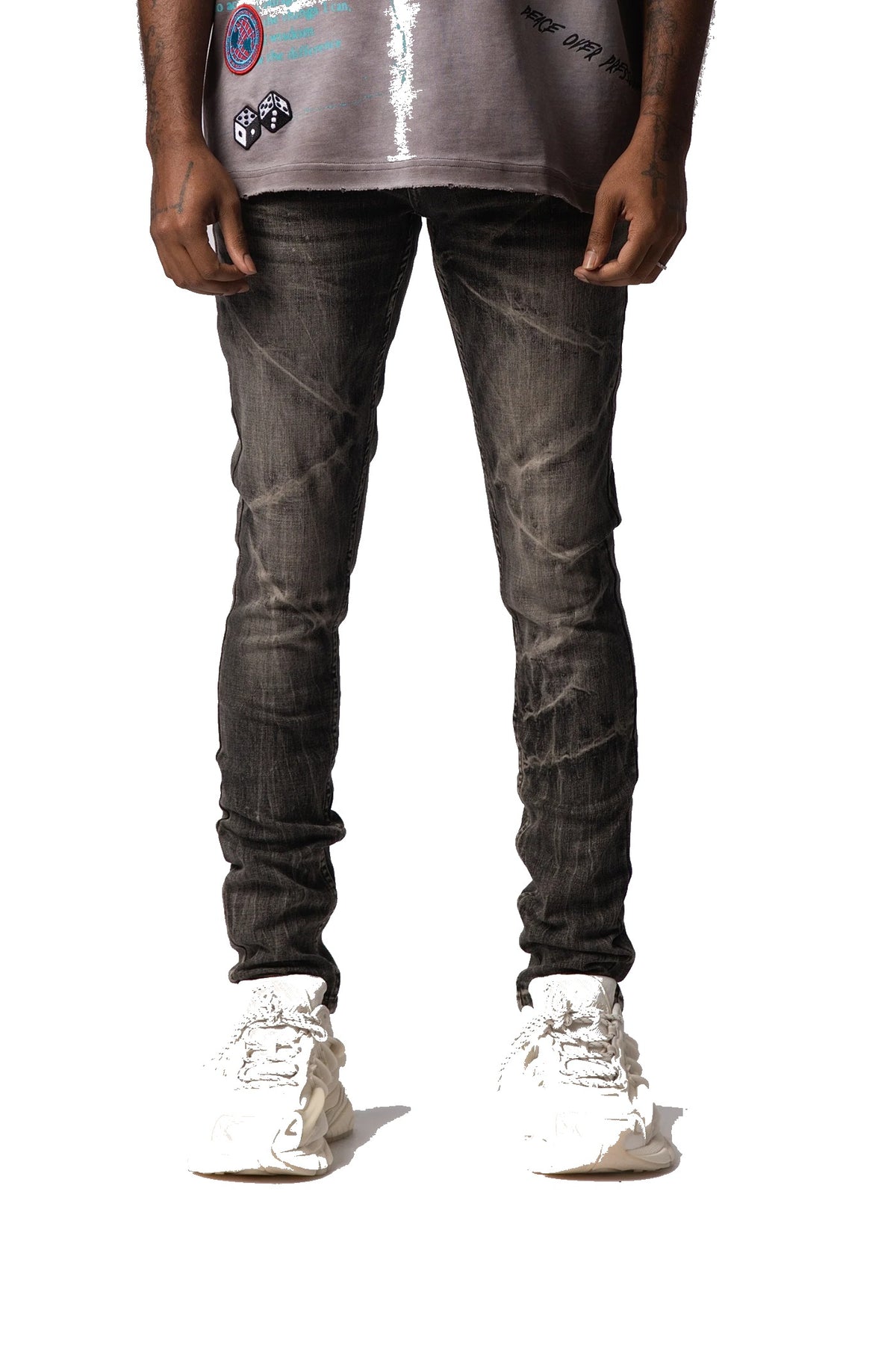 Serenede Ravage Jean - Washed Charcoal
