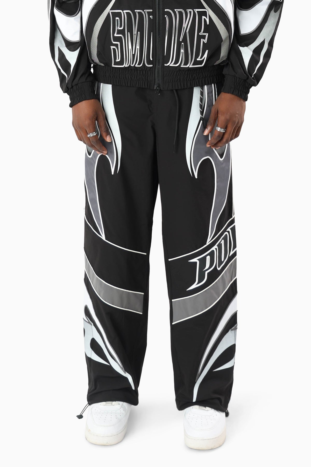 Smoke Rise Power Windbreaker Pant - Black