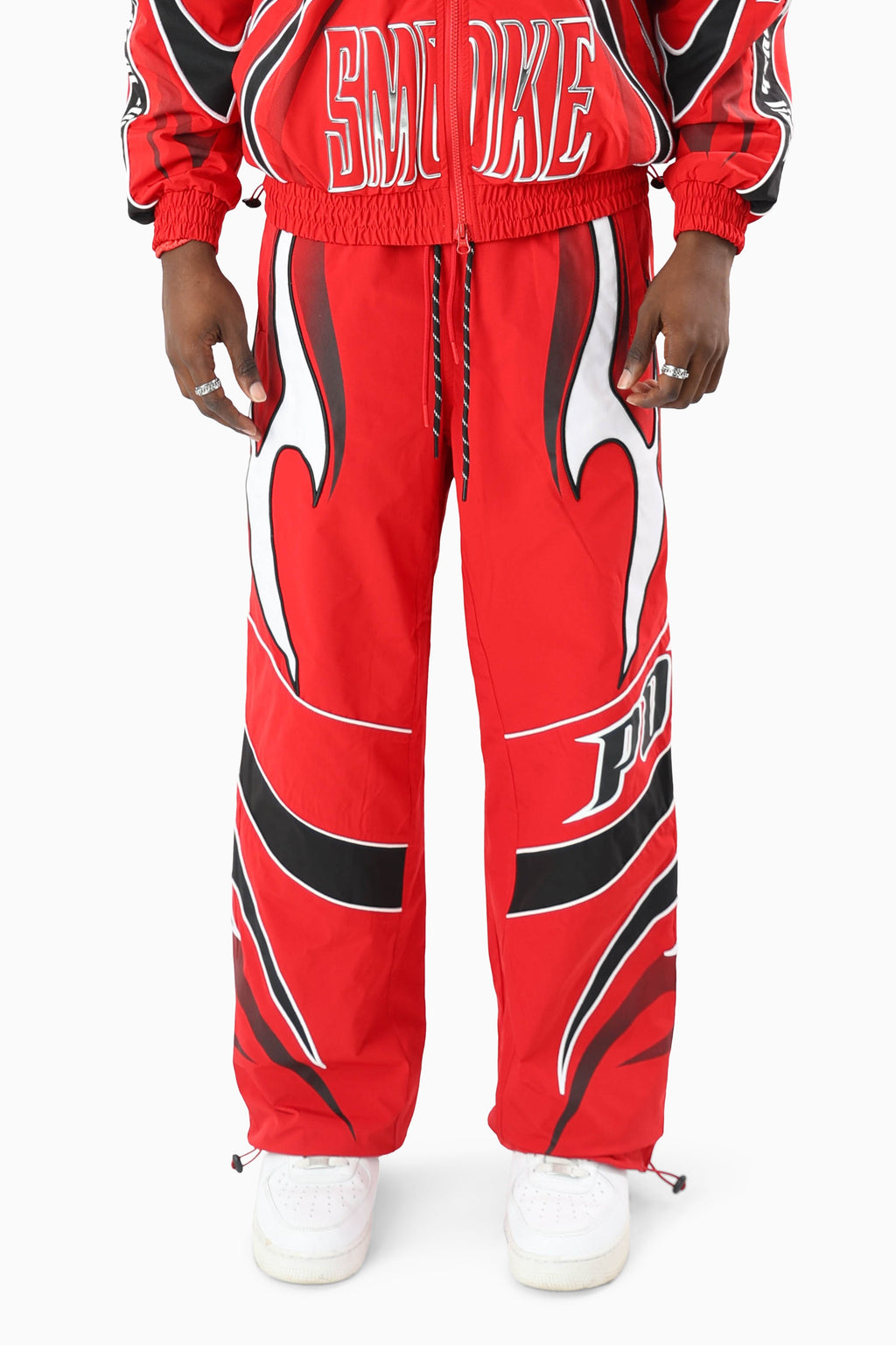 Smoke Rise Power Windbreaker Pant - True Red