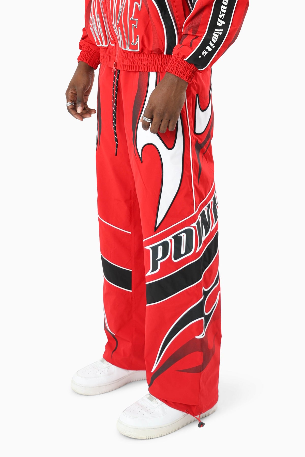 Smoke Rise Power Windbreaker Pant - True Red