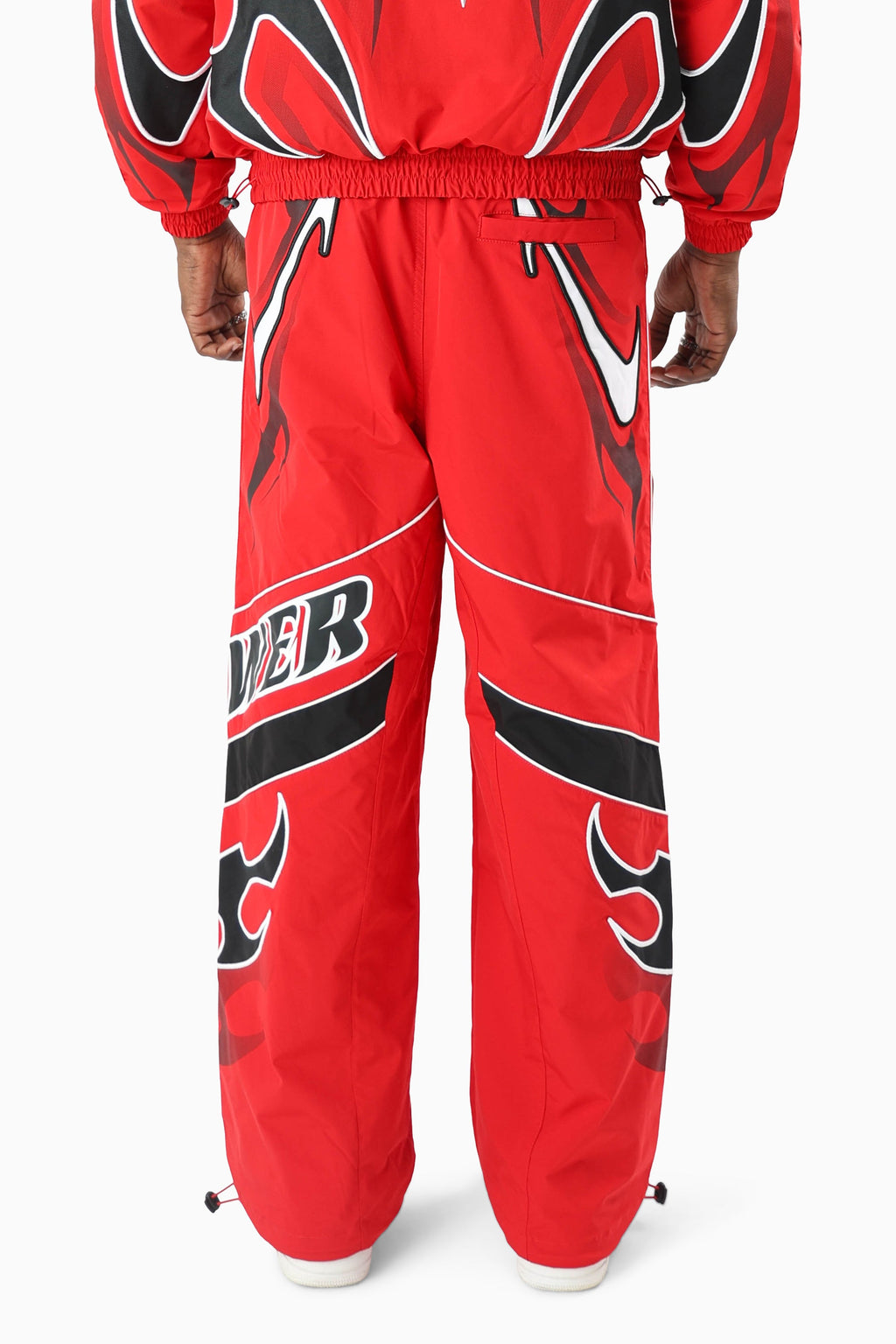 Smoke Rise Power Windbreaker Pant - True Red