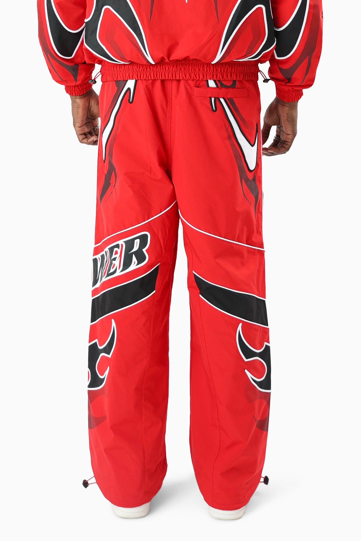 Smoke Rise Power Windbreaker Pant - True Red