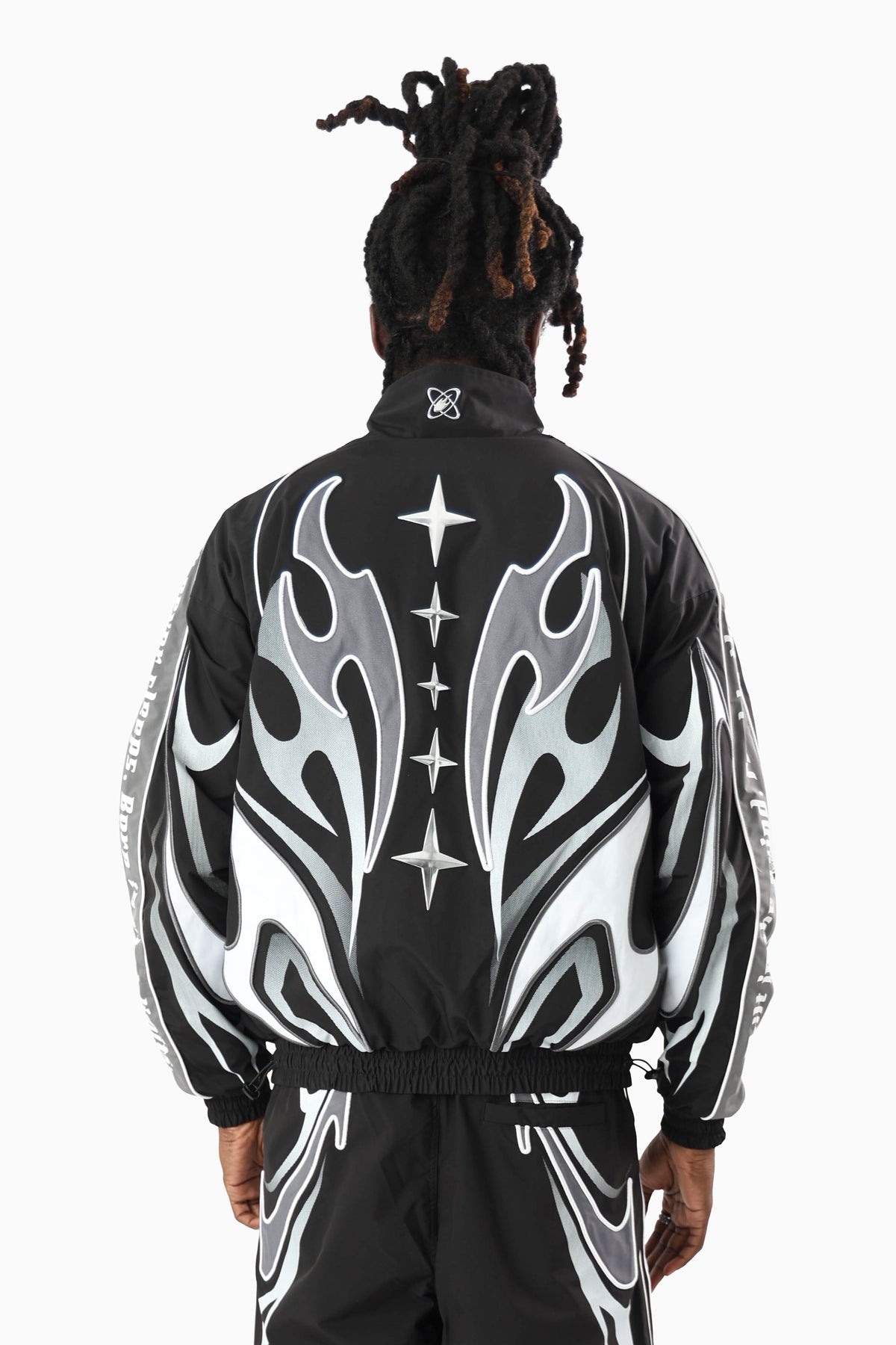Smoke Rise Power Windbreaker Jacket - Black