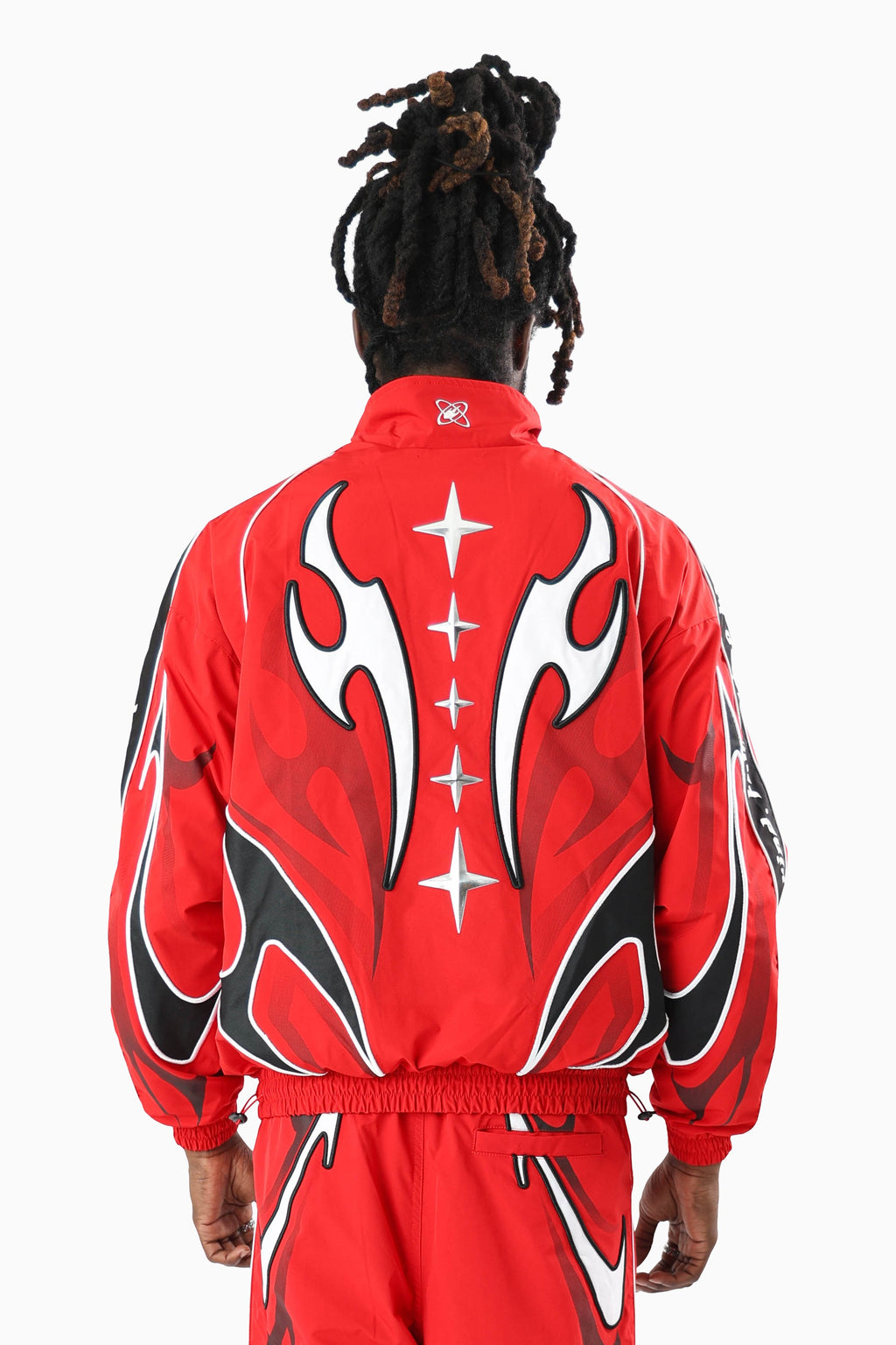 Smoke Rise Power Windbreaker Jacket - True Red