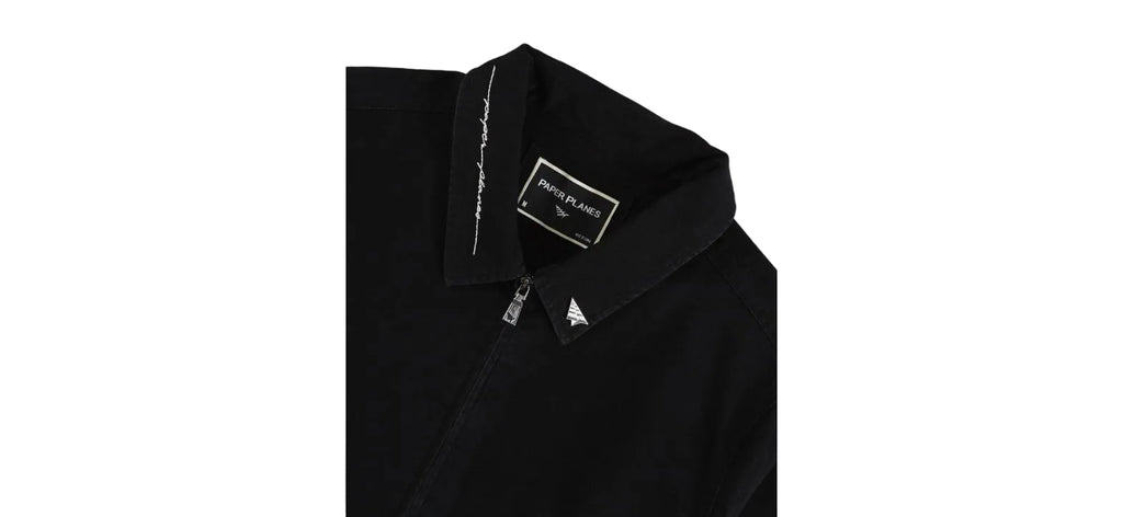 Paper Planes Script Canvas Jacket