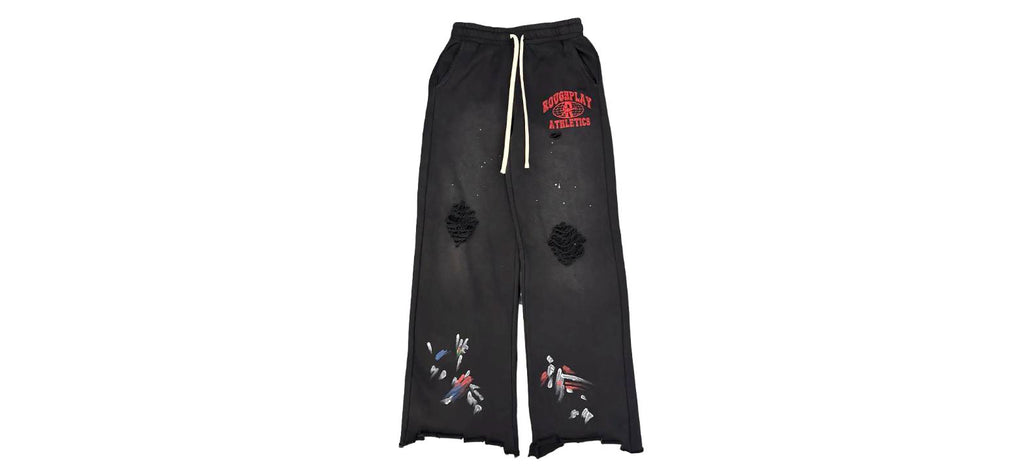 RoughPlay Black/Red Crew Neck Set