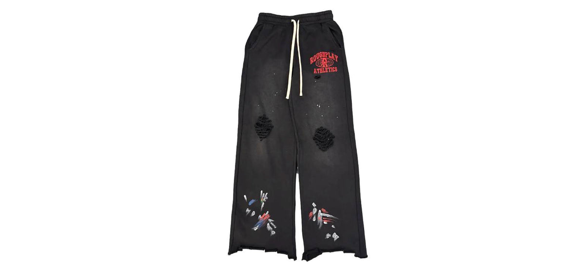 RoughPlay Black/Red Crew Neck Set