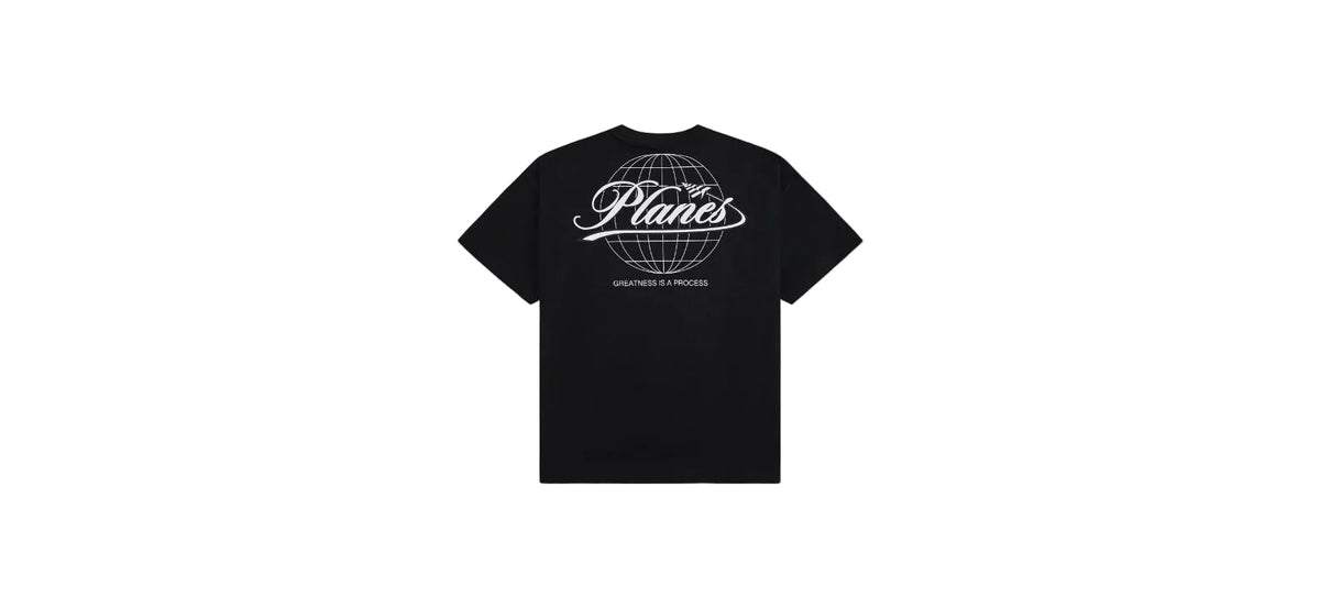 Planes Script Globe Tee