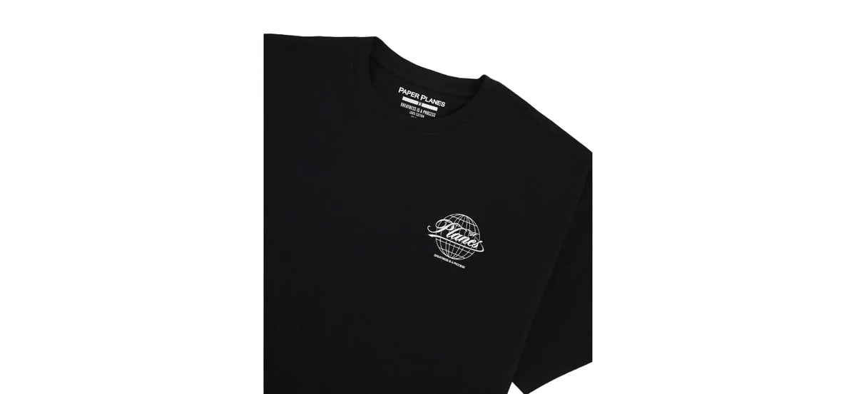 Planes Script Globe Tee