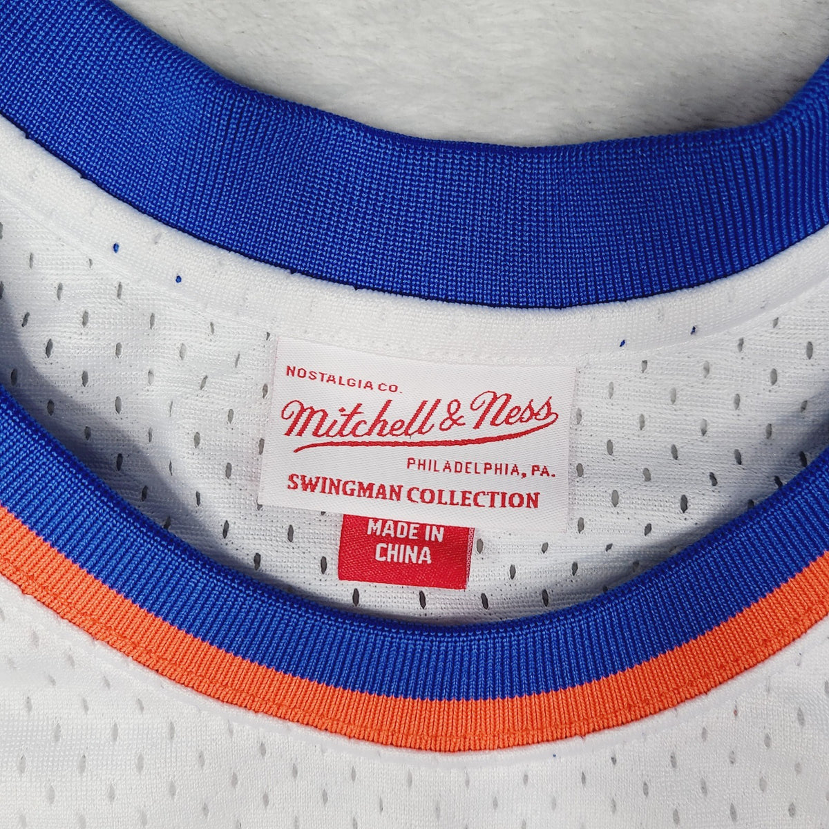 NBA Swingman Jersey New York Knicks 1985 Patrick Ewing