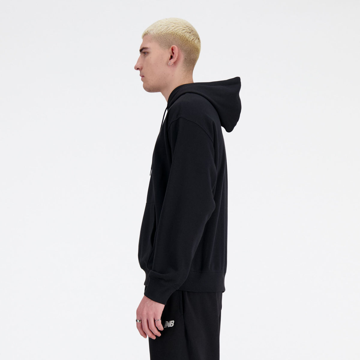New Balance Sport Fleece Logo Hoodie - Black