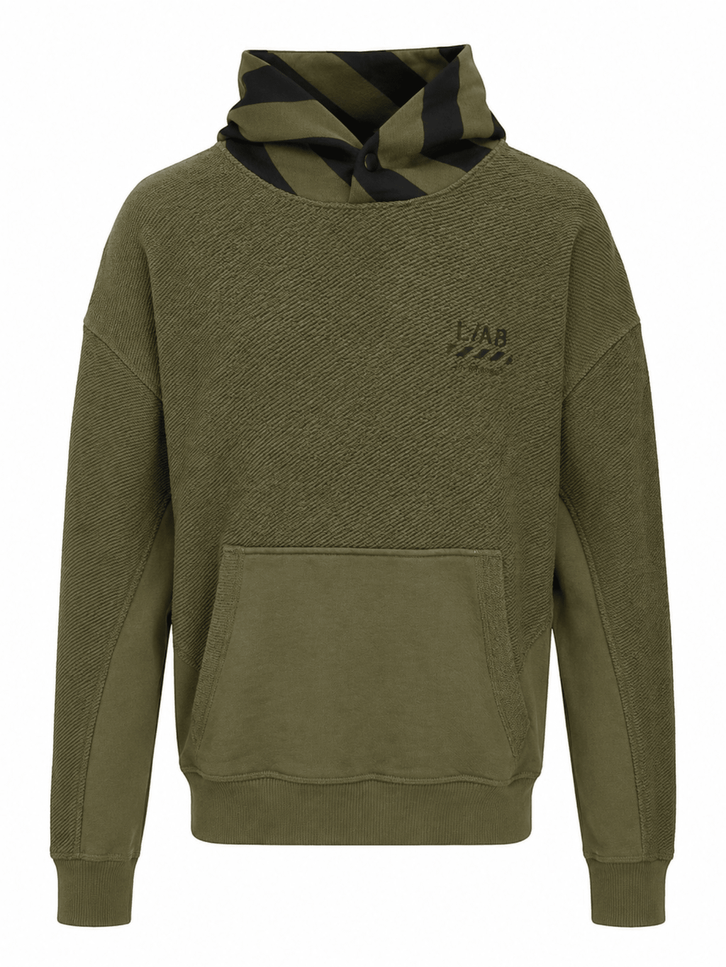 Off-White Reverse Hoodie - Winter Moss