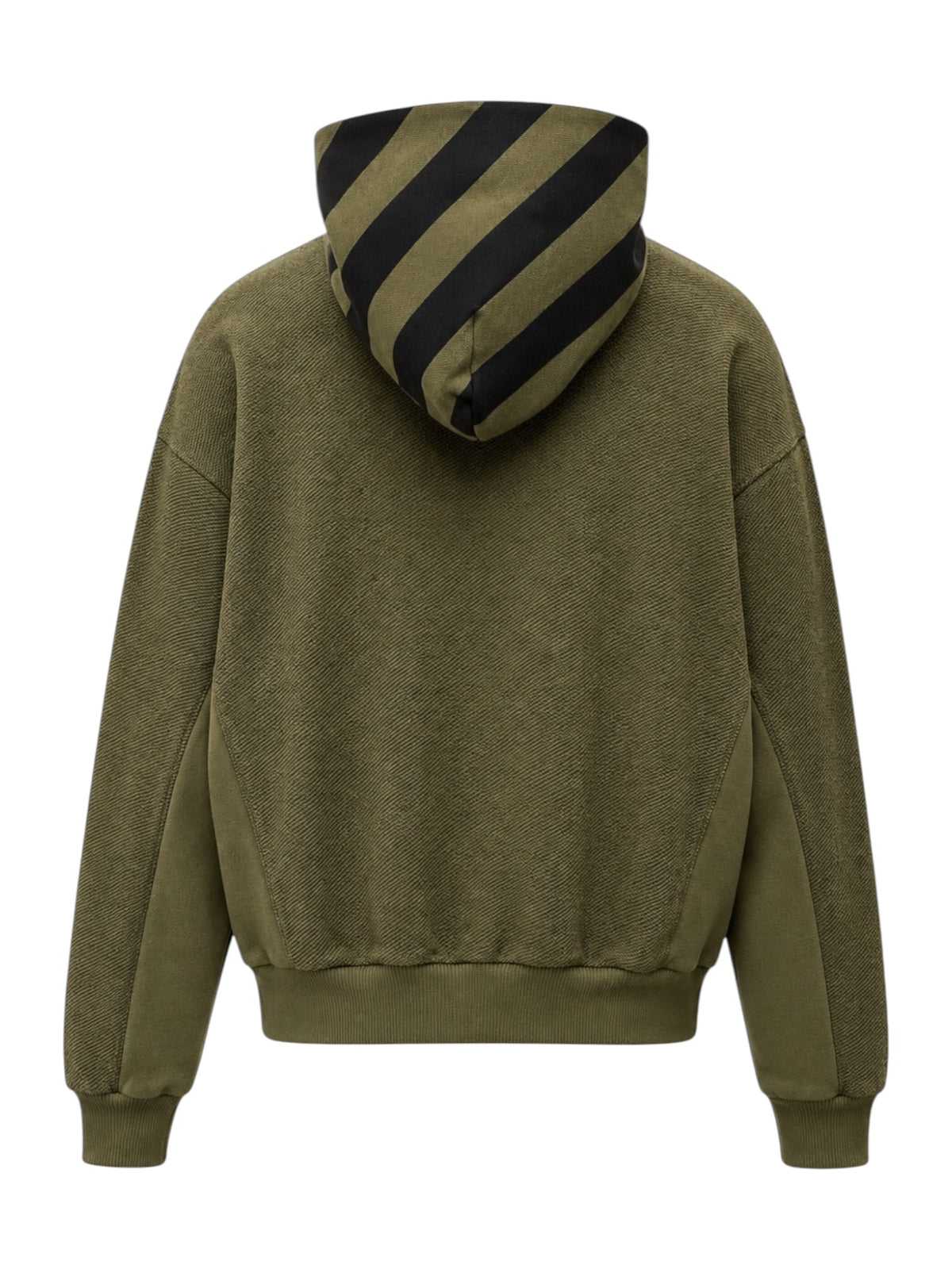 Off-White Reverse Hoodie - Winter Moss