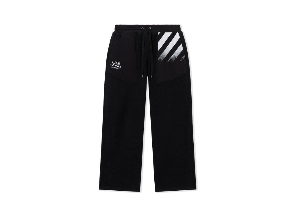 Off-White Reverse Open Hem Pant - Black