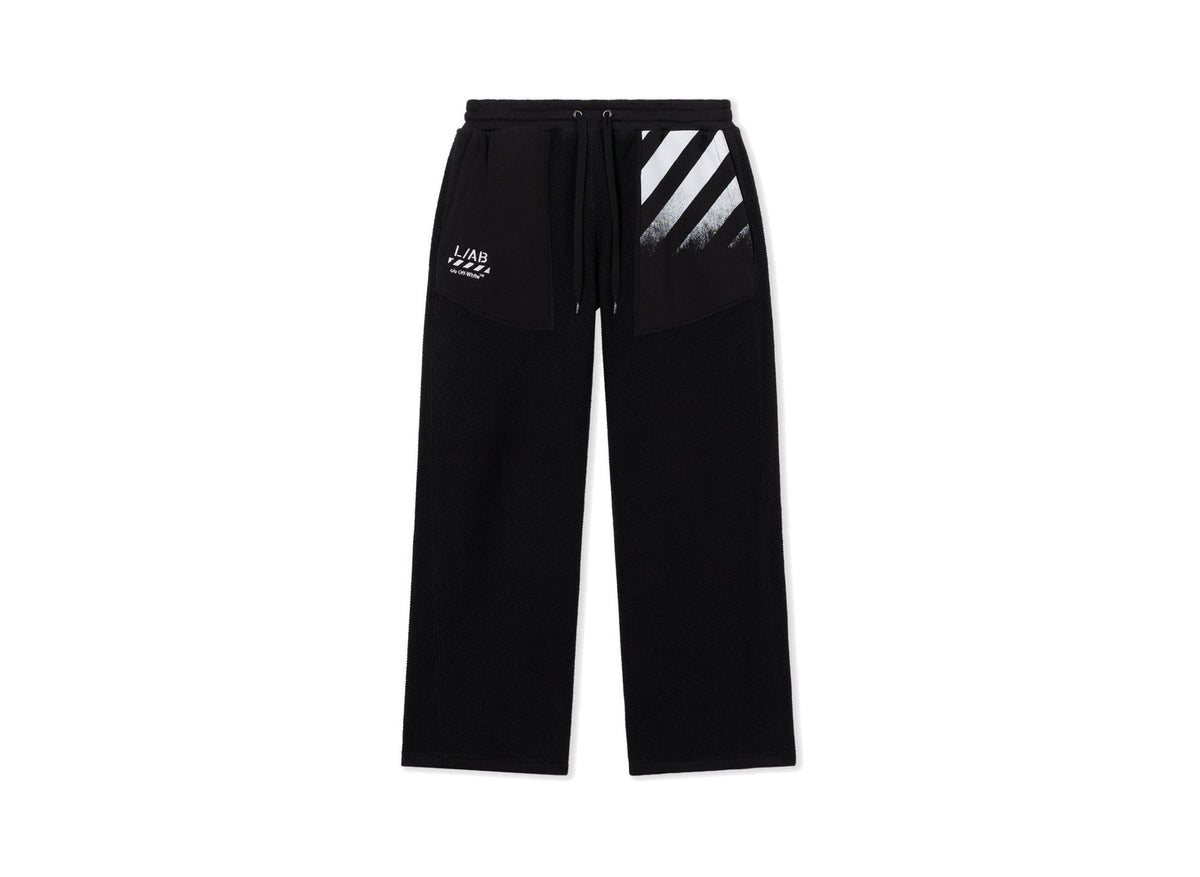 Off-White Reverse Open Hem Pant - Black