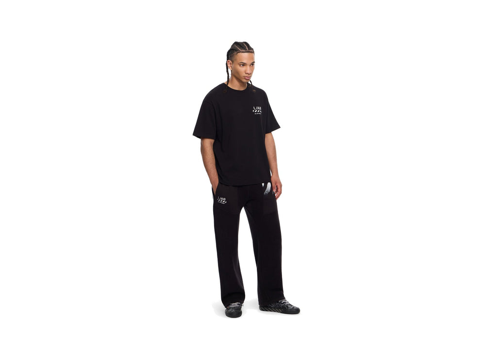 Off-White Reverse Open Hem Pant - Black