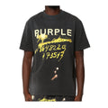 Purple HWT Jersey SS Tee Black front
