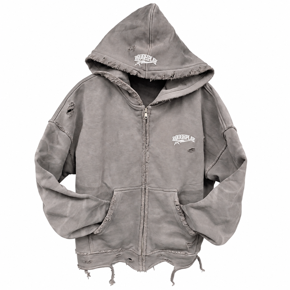 RoughPlay Grey Hoodie