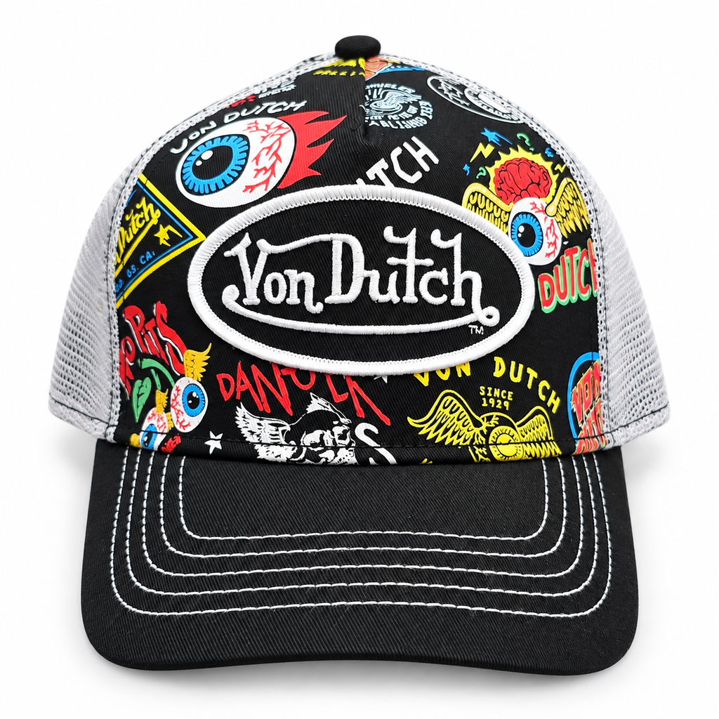 Von Dutch Multi Trucker - Black