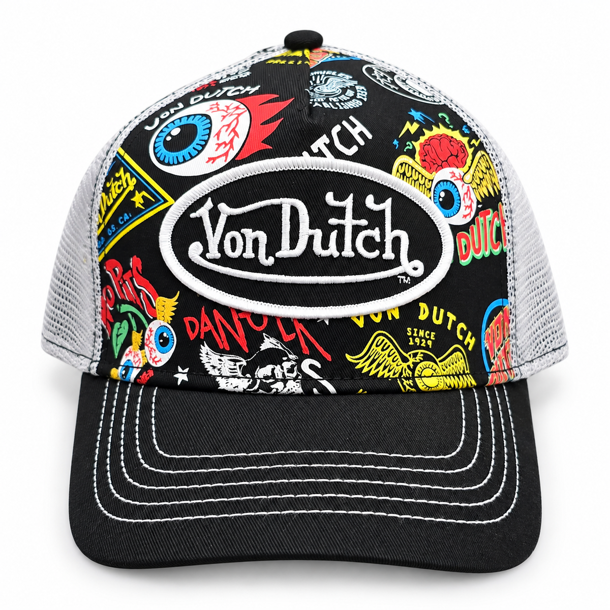 Von Dutch Multi Trucker - Black