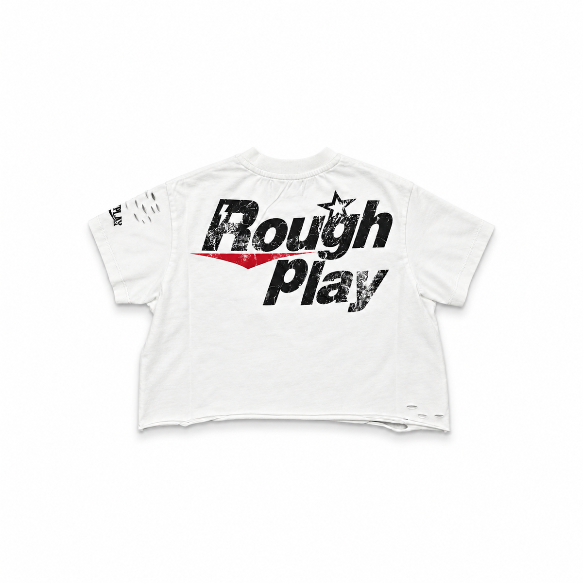 RoughPlay White/Red Female T-Shirt