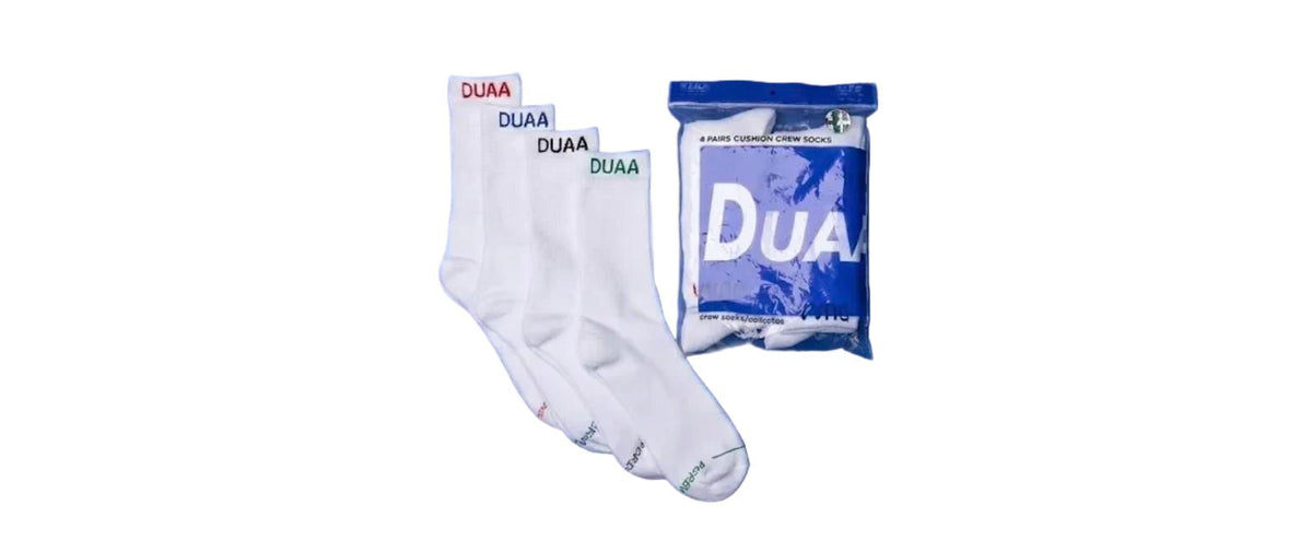 DUAA Elite Socks 4-Pack - White