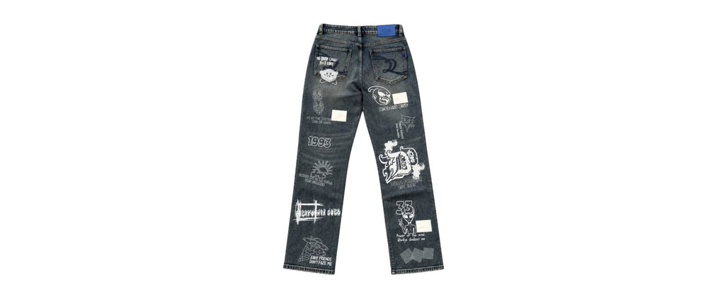 DUAA Thoughts Blue Denim